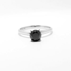 Brand New Black Diamond Ring 1.5ct